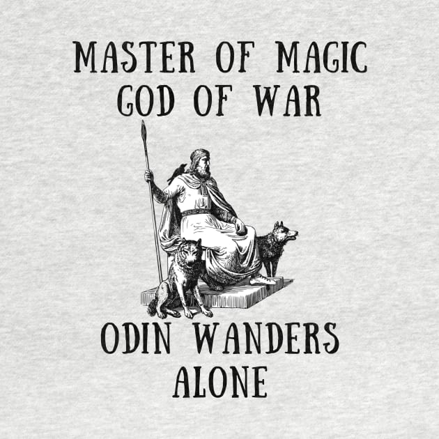 Master of magic god of war odin wanders alone by IOANNISSKEVAS